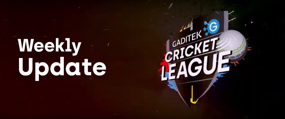 GCL19 Gaditek Cricket League 2019 weekly update 1 for week 1