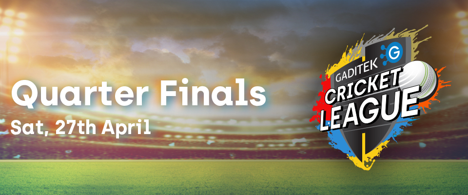 Gaditek Cricket League 2019 GCL19 Quarter Finals Begin at 730 PM! Don't miss it!